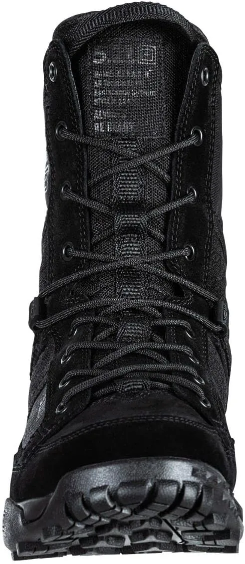 5.11 Tactical Mens A/T All-Terrain 8-inch Military Style Boots for Snow, Hiking, Work  Non-Zip, Water-Resistant, Style 12422