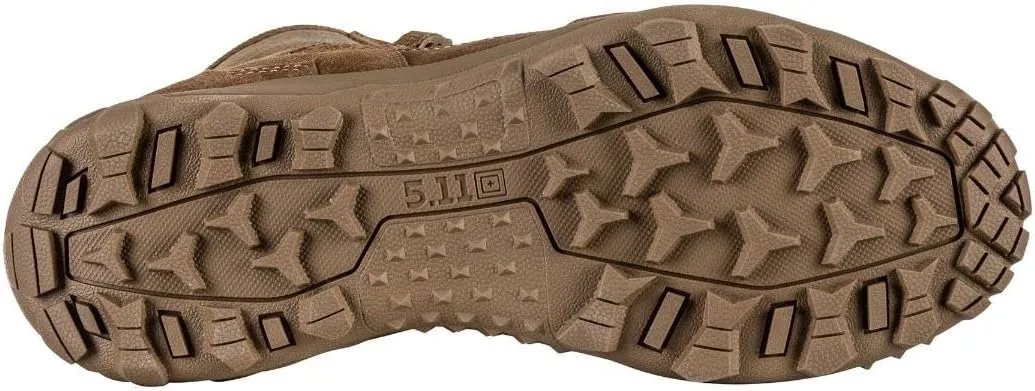 5.11 Tactical Mens A/T All-Terrain 8-inch Military Style Boots for Snow, Hiking, Work  Non-Zip, Water-Resistant, Style 12422