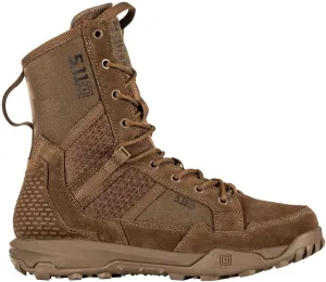 5.11 Tactical Mens A/T All-Terrain 8-inch Military Style Boots for Snow, Hiking, Work  Non-Zip, Water-Resistant, Style 12422