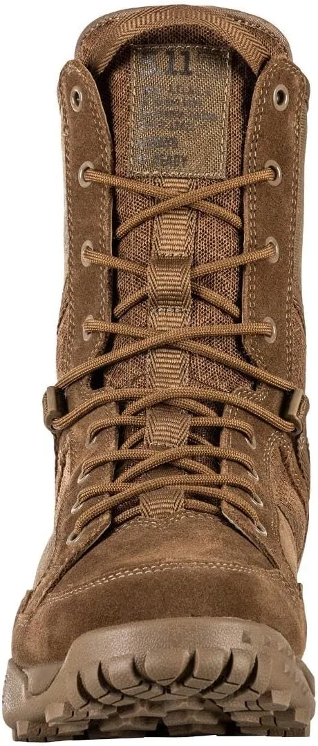 5.11 Tactical Mens A/T All-Terrain 8-inch Military Style Boots for Snow, Hiking, Work  Non-Zip, Water-Resistant, Style 12422
