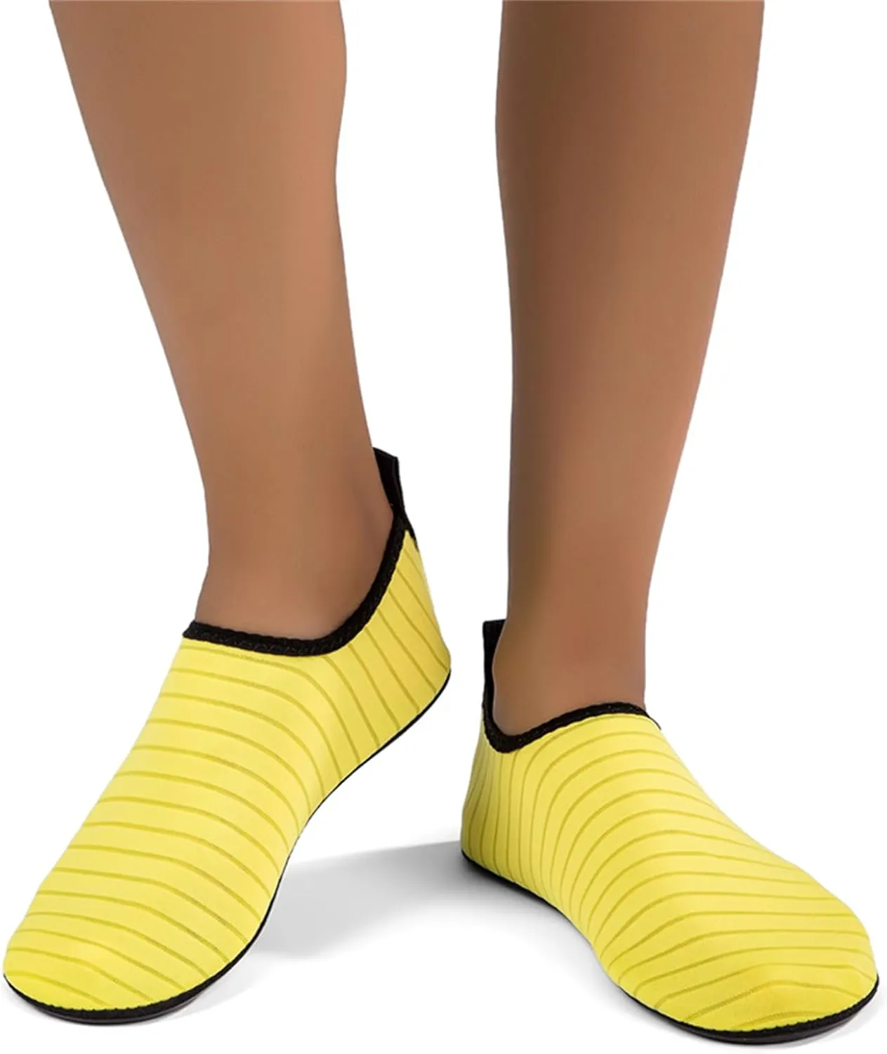 Aqua Socks Swim Beach Barefoot for Women Men Lightweight Quick Dry Slip-on Water Shoes,Fashion Yoga Socks Swimming Trail Barefoot Footwear,Outdoor Camping Exercise Collapsible Non-Slip Shoes