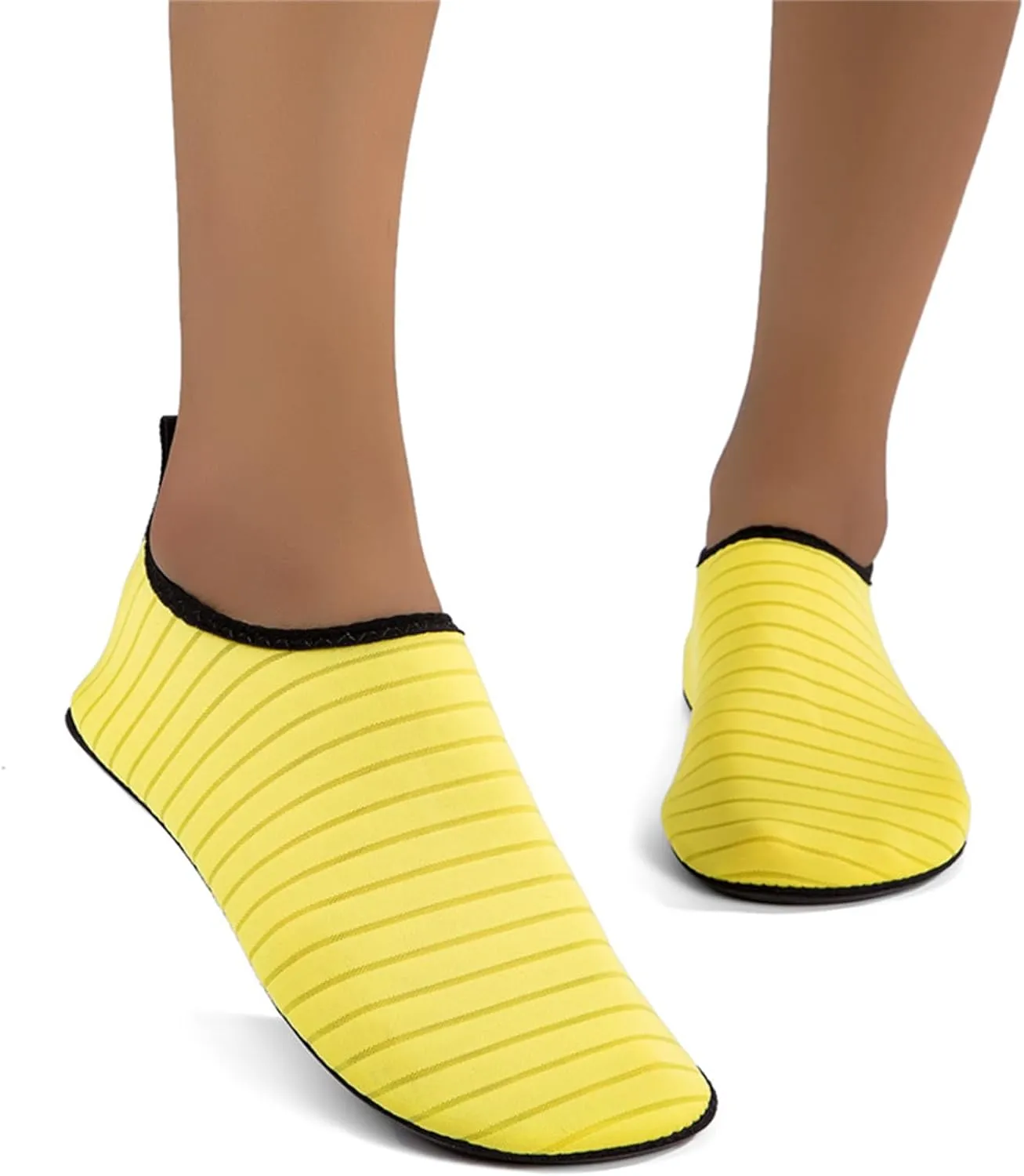 Aqua Socks Swim Beach Barefoot for Women Men Lightweight Quick Dry Slip-on Water Shoes,Fashion Yoga Socks Swimming Trail Barefoot Footwear,Outdoor Camping Exercise Collapsible Non-Slip Shoes