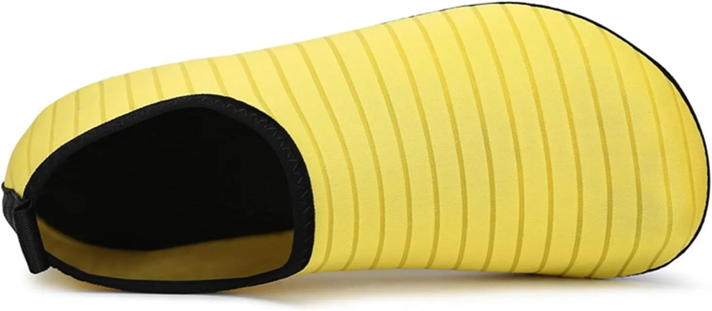 Aqua Socks Swim Beach Barefoot for Women Men Lightweight Quick Dry Slip-on Water Shoes,Fashion Yoga Socks Swimming Trail Barefoot Footwear,Outdoor Camping Exercise Collapsible Non-Slip Shoes