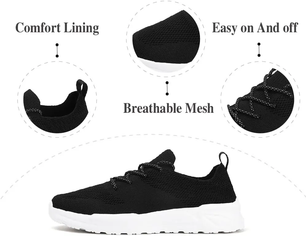 Asifn Mens Running Shoes Lightweight Sports Gym Shoes Lace Up Mesh Trainers Comfortable Breathable Tennis Shoes