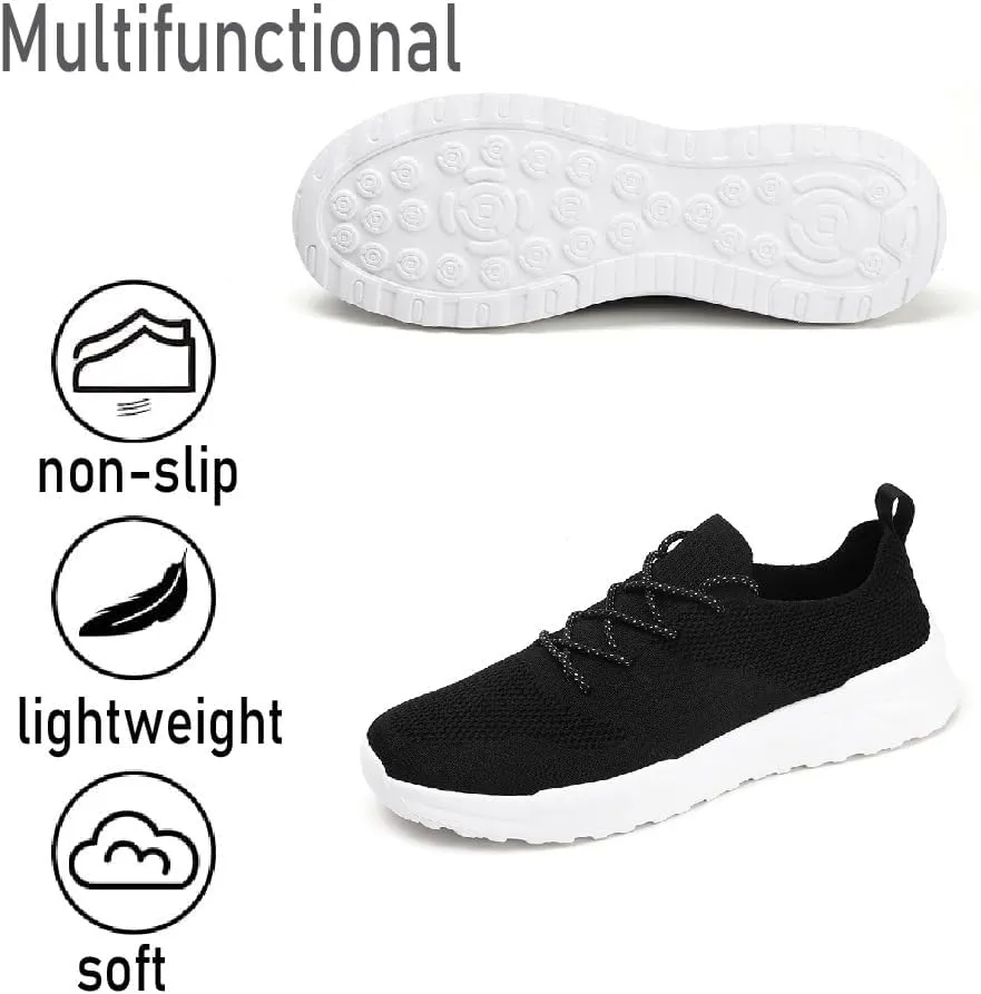 Asifn Mens Running Shoes Lightweight Sports Gym Shoes Lace Up Mesh Trainers Comfortable Breathable Tennis Shoes