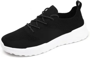 Asifn Mens Running Shoes Lightweight Sports Gym Shoes Lace Up Mesh Trainers Comfortable Breathable Tennis Shoes