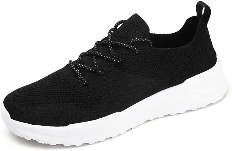 Asifn Mens Running Shoes Lightweight Sports Gym Shoes Lace Up Mesh Trainers Comfortable Breathable Tennis Shoes