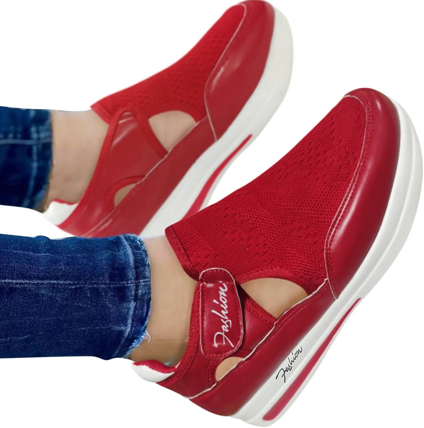 Athletic Shoes Women Shoes for Women Memory Foam Go Walk Slip on Tennis Shoes Womens Low Top Lace Up Sneakers
