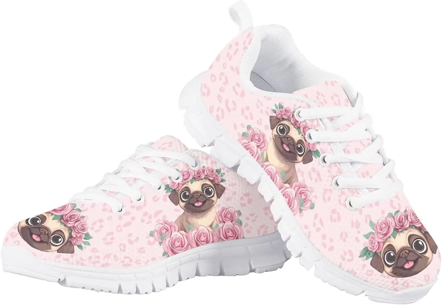 Cartoon Animal Sneakers for Boys Girls Lightweight Breathable Sports Running Tennis Shoes Anti-Skid Comfortable Casual Shoes