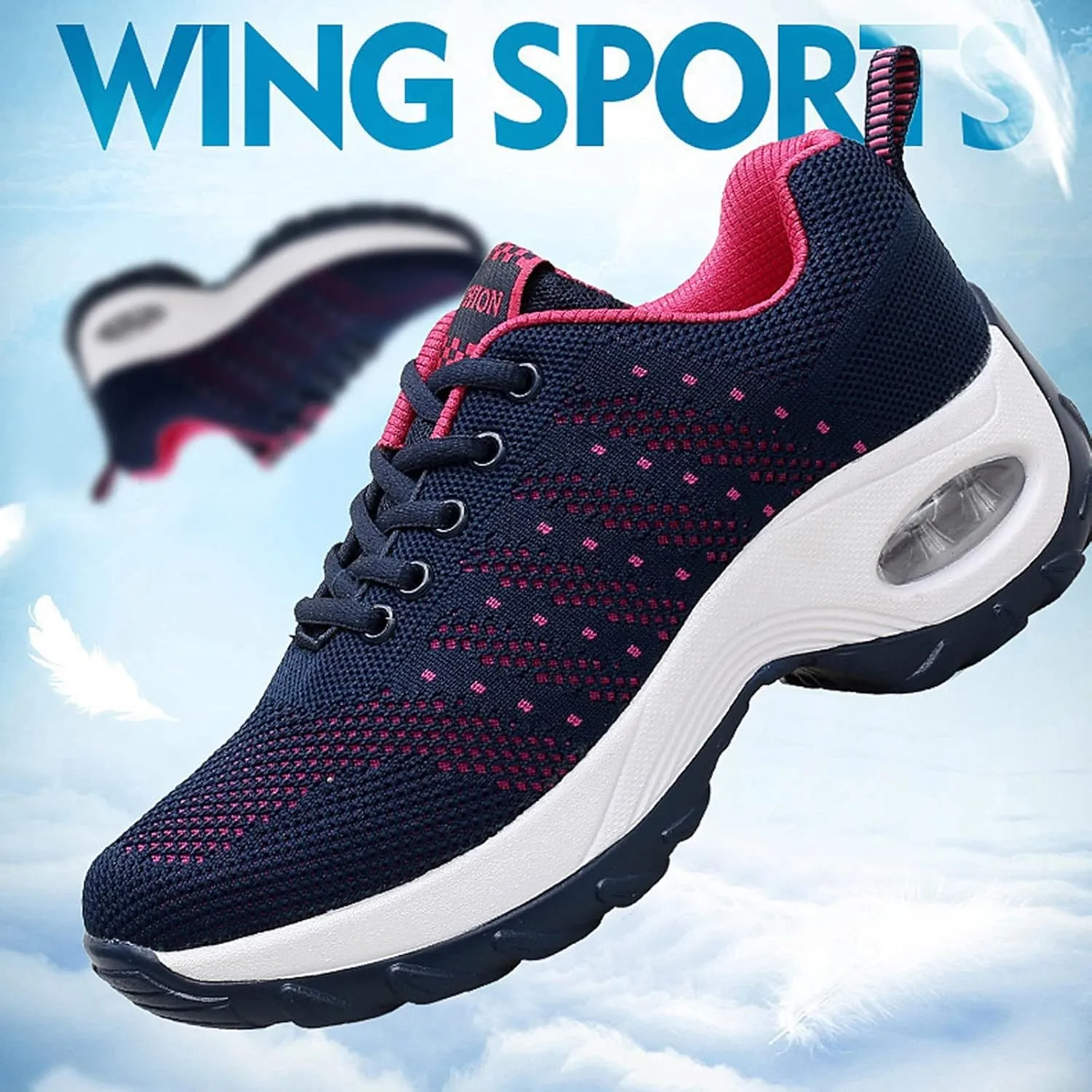 Casual Sneakers for Women White Sneakers for Women Casual Breathable Tennis Shoes Work Shopping Travel