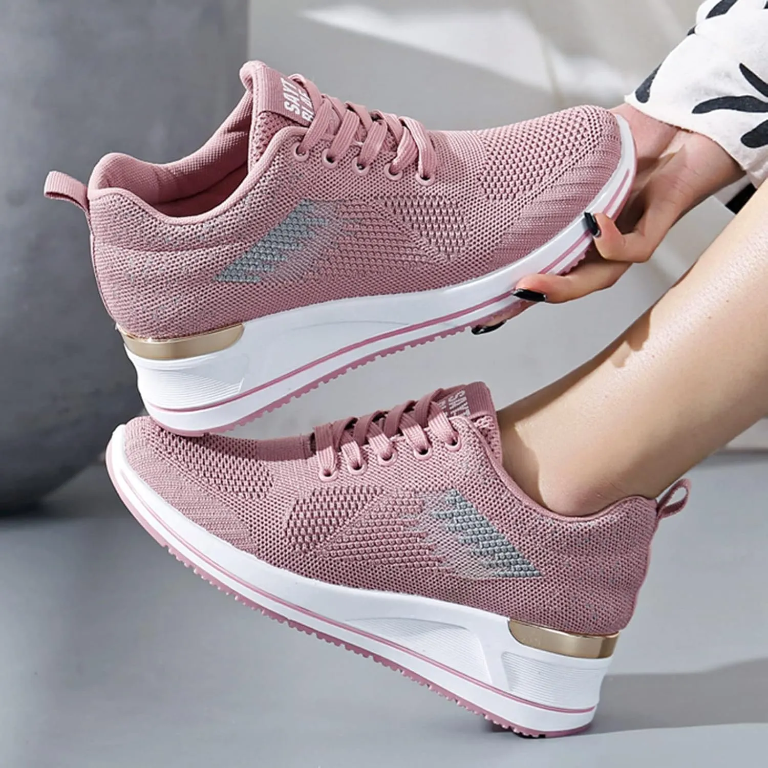 Casual Sneakers for Women Women Shoes Dressy Comfortable Breathable Mesh Shoes for Gym Workout Sports