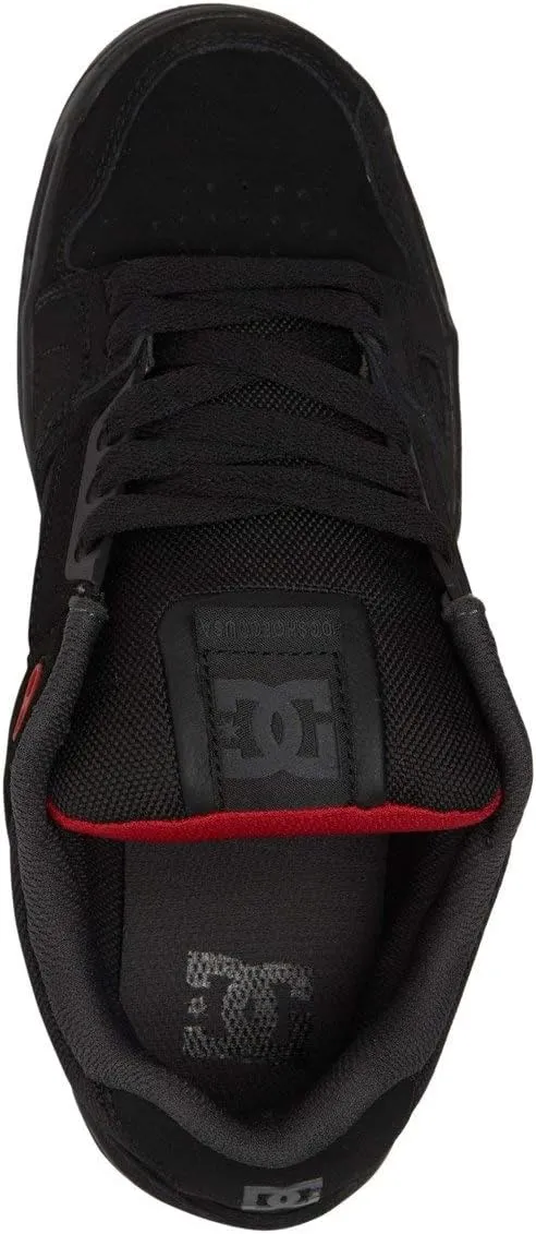 DC Shoes Stag Mens Skate Trainers in Black Red