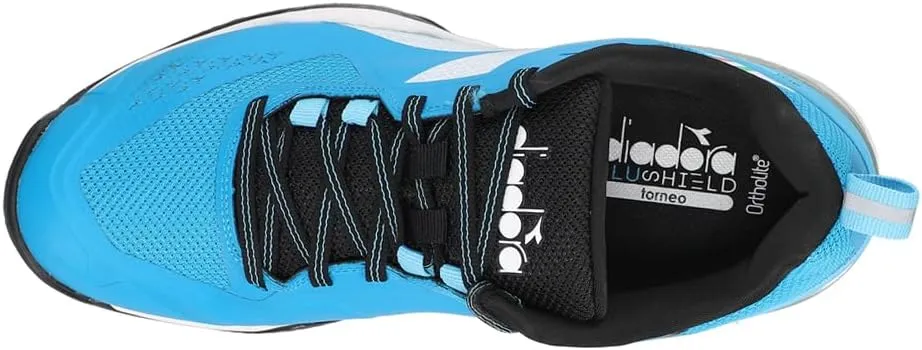 Diadora Mens Blushield Torneo Clay Tennis Sneakers Shoes - Blue