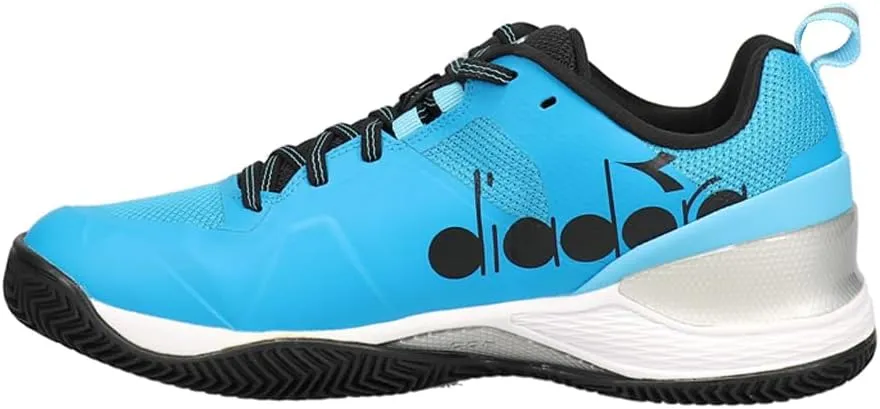 Diadora Mens Blushield Torneo Clay Tennis Sneakers Shoes - Blue