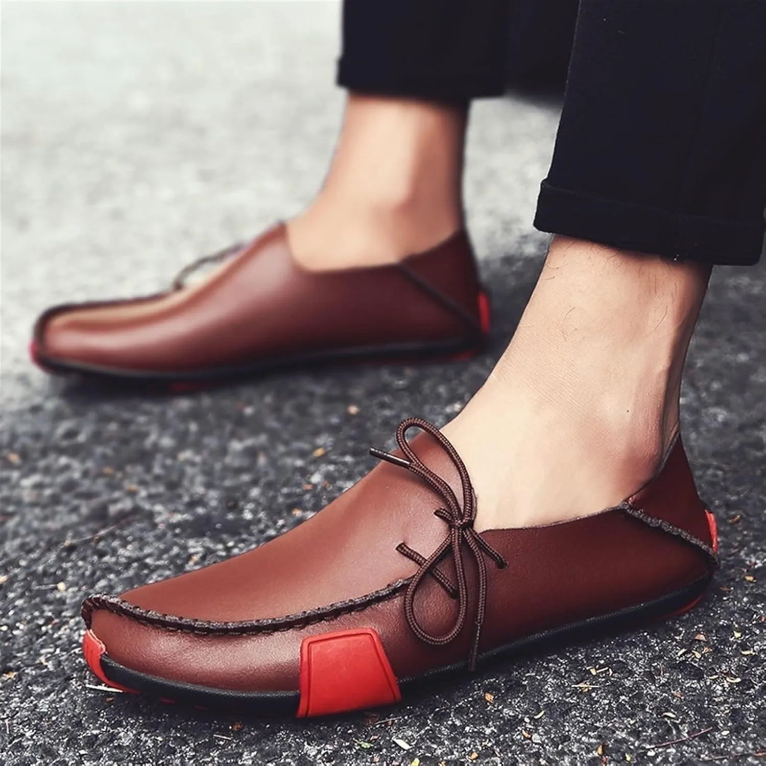Dress Shoes for Men Men's Leather Loafers Comfortable Casual Shoes for Everyday Wear