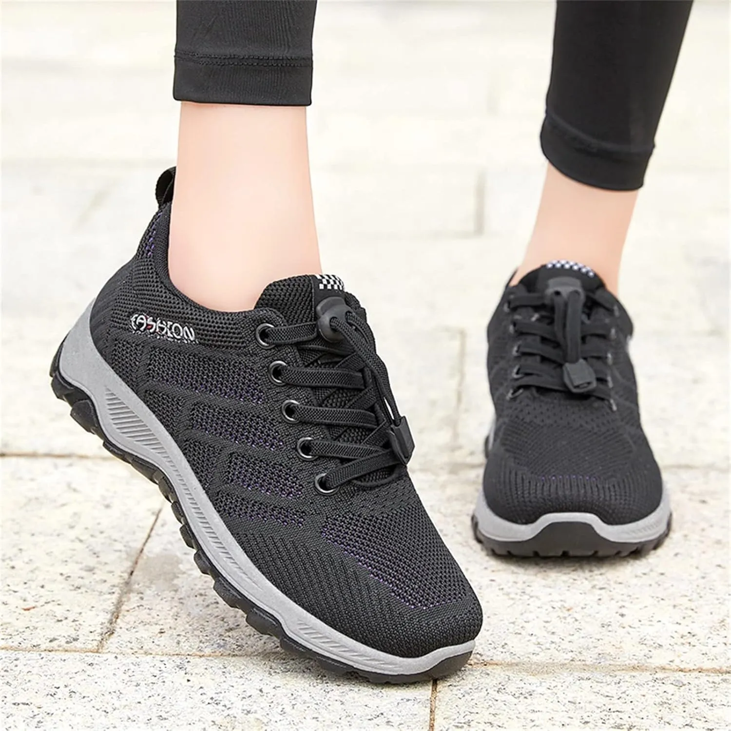 Fashion Autumn Women Mesh Breathable Elastic Lace Up Comfortable and Easy to Wear Mens Sand Shoes Beach Womens Sneakers