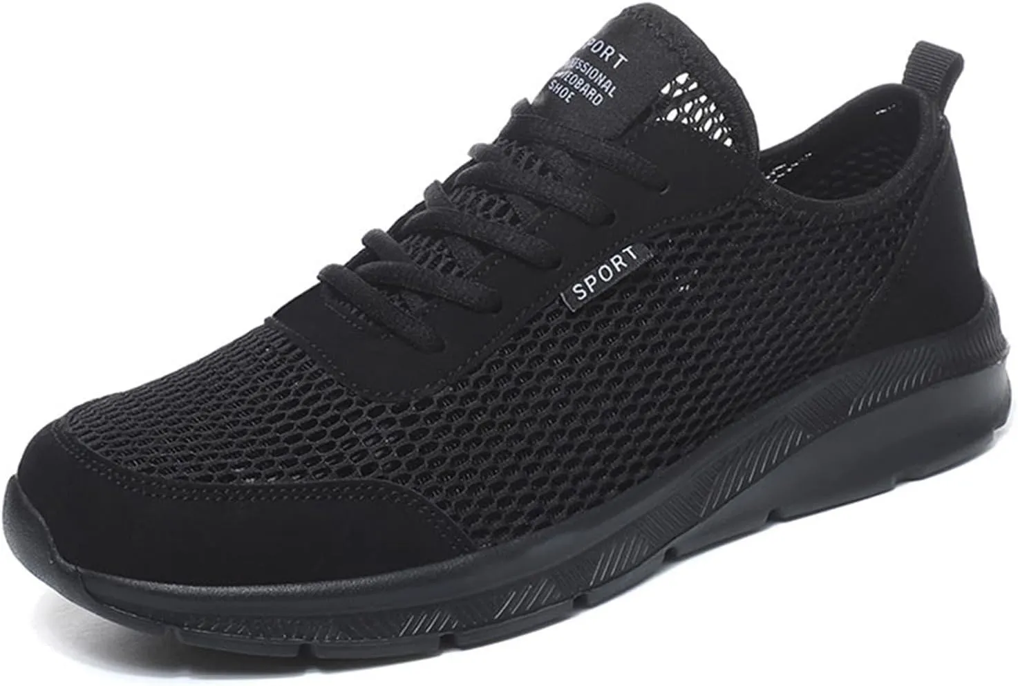 Fashion Summer Men Breathable Mesh Lightweight Comfortable Casual Shoes Mens Suede Classic Sneaker, 8