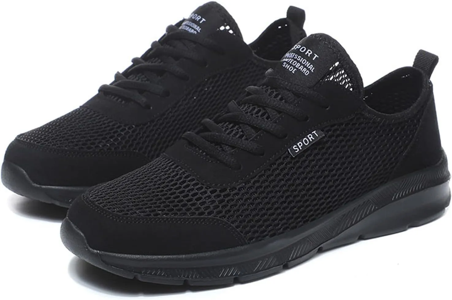 Fashion Summer Men Breathable Mesh Lightweight Comfortable Casual Shoes Mens Suede Classic Sneaker, 8