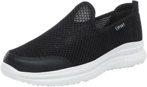Fashion Summer Men Breathable Mesh Lightweight Comfortable Casual Shoes Tops Mens Sneaker (White, 10)