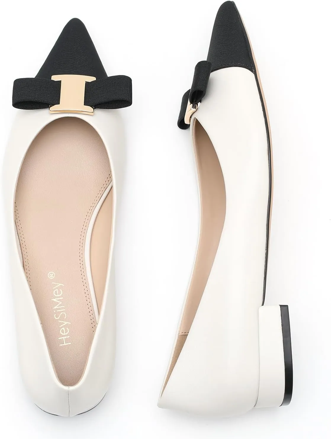 Genuine Leather Ballet Flats Shoes for Women Pointed Toe Flats Comfortable Slip On Flats Shoes for Driving Dating Wedding