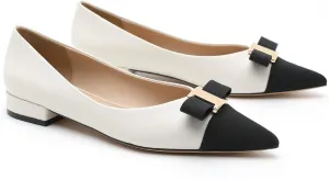 Genuine Leather Ballet Flats Shoes for Women Pointed Toe Flats Comfortable Slip On Flats Shoes for Driving Dating Wedding
