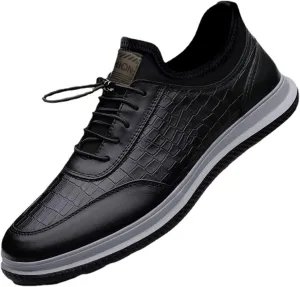 Men's Breathable Fashion Oxford Shoes Lightweight Business Dress Casual Shoes Slip on Loafers Fashion Sneakers