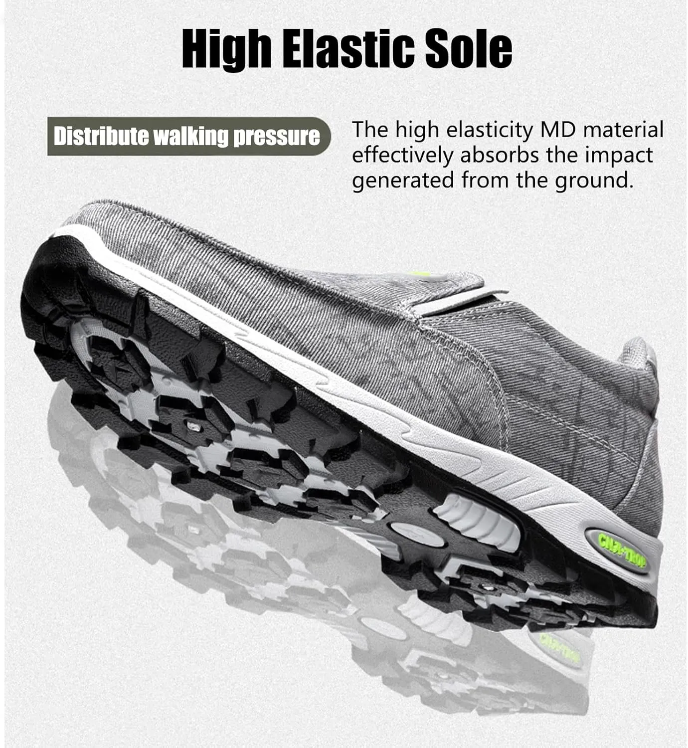 Men's Canvas Slip-on Orthopedic Loafers,Outdoor Breathable Non-Slip Fashion Flats Driving Sneakers Casual Walking Boat Shoes