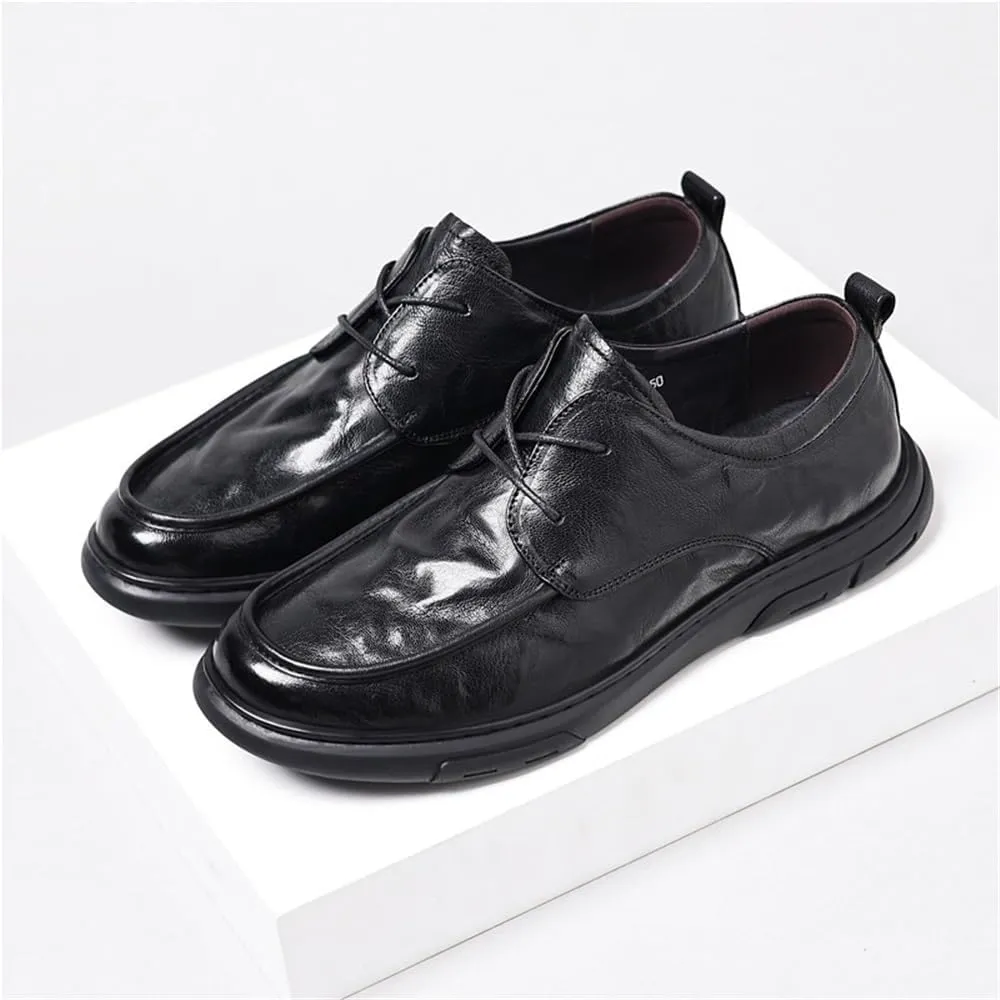 Men's Oxford Formal Dress Shoes Breathable Comfy Non Slip Rubber Sole Leather Business Casual Prom Wedding Suit for Men