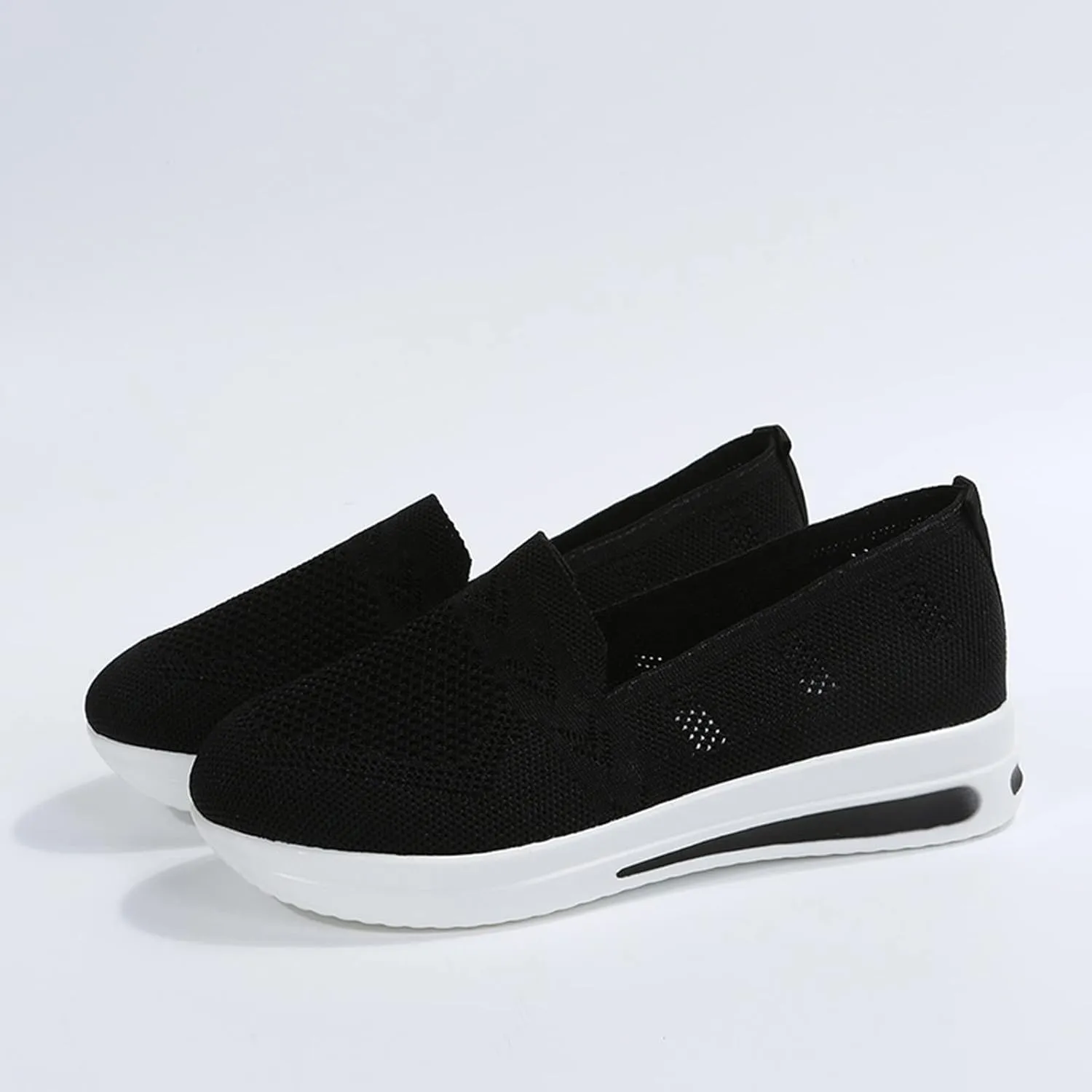 Orthopedic Shoes for Women Slip On Breathable Mesh Sneakers Non Slip Thick Sole Comfortable Casual Shoes