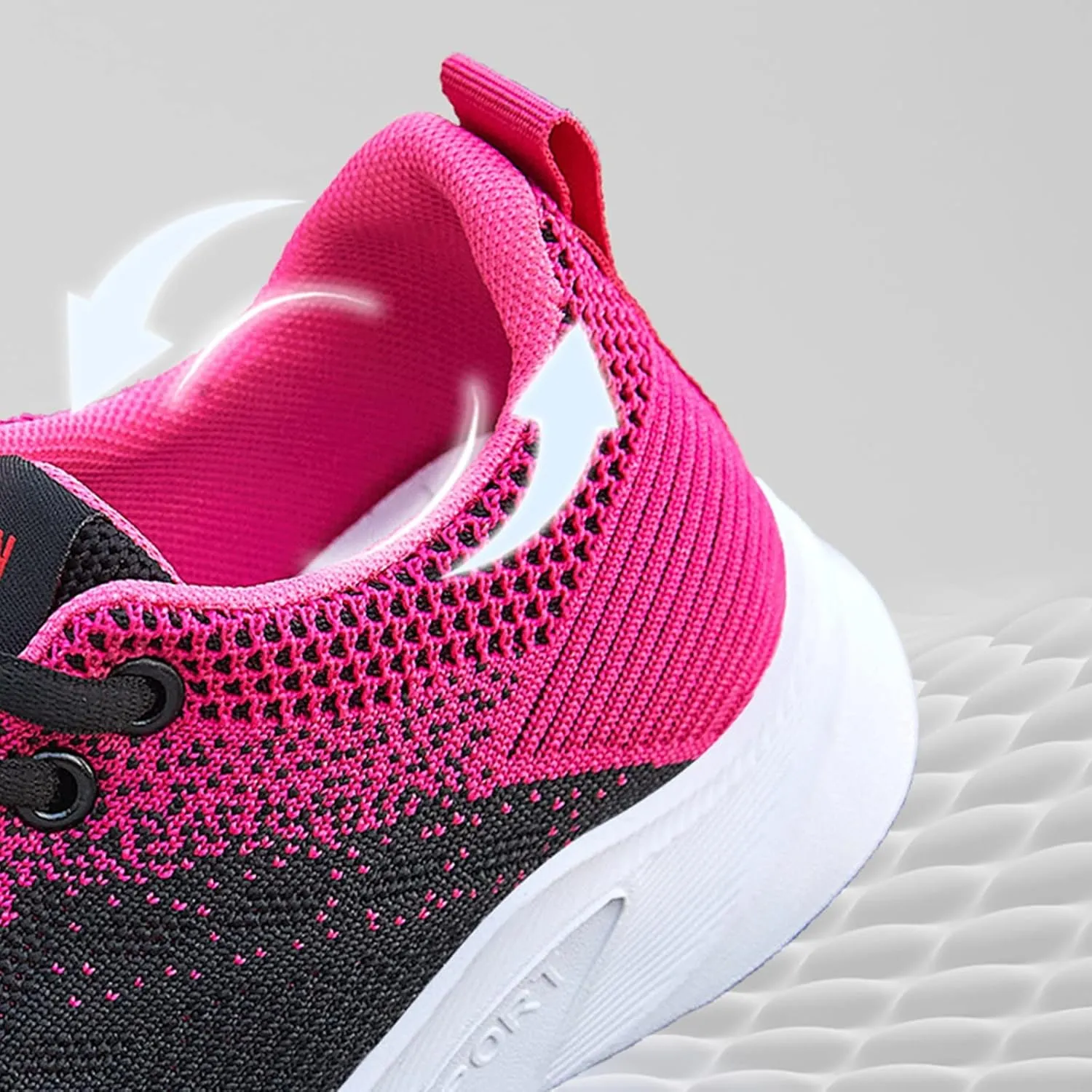 Orthopedic Sneakers for Women Breathable Walking Shoes Slip on Trainers Comfortable Casual Ladies Athletic Shoes