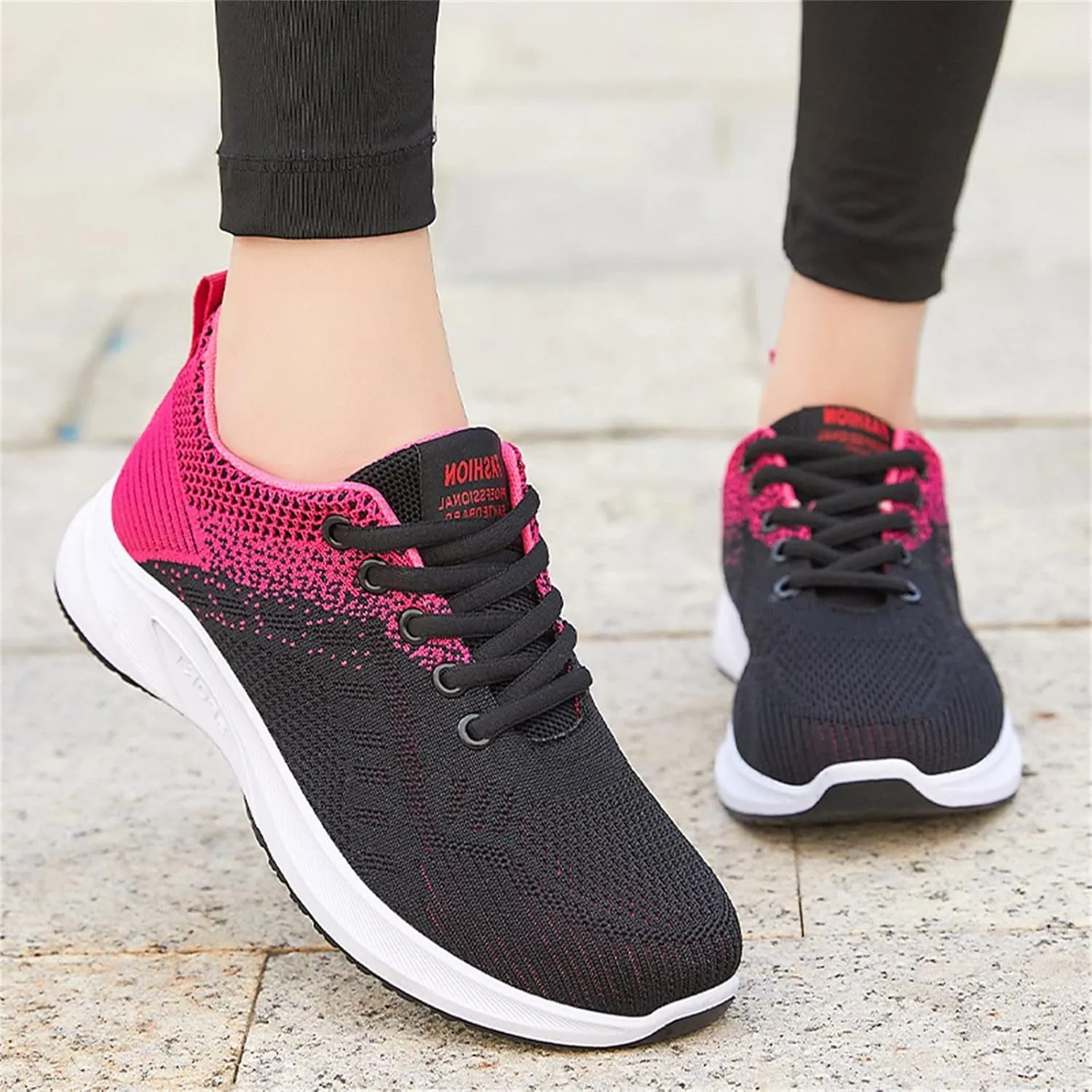Orthopedic Sneakers for Women Breathable Walking Shoes Slip on Trainers Comfortable Casual Ladies Athletic Shoes