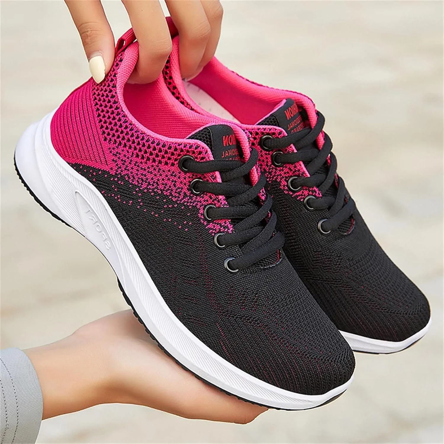 Orthopedic Sneakers for Women Breathable Walking Shoes Slip on Trainers Comfortable Casual Ladies Athletic Shoes