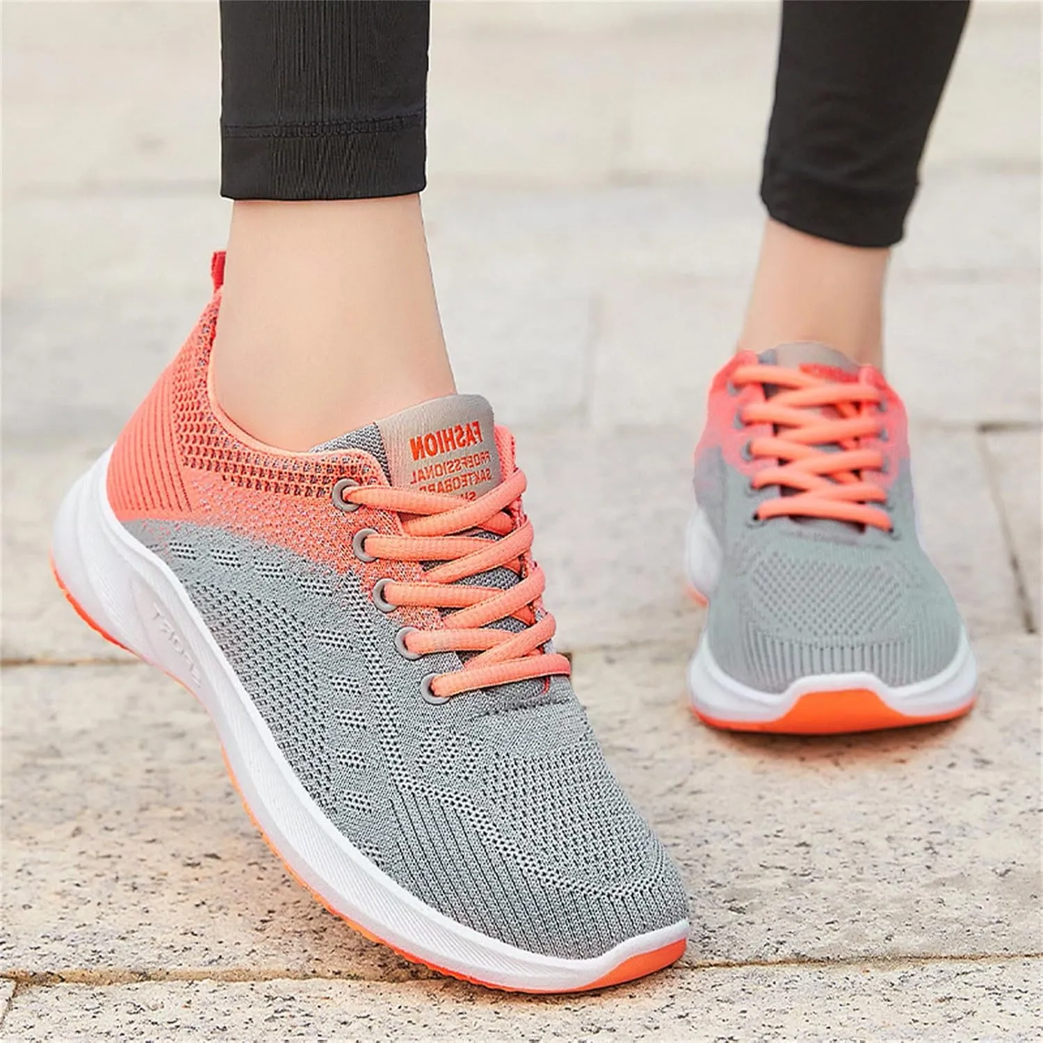 Orthopedic Sneakers for Women Breathable Walking Shoes Slip on Trainers Comfortable Casual Ladies Athletic Shoes