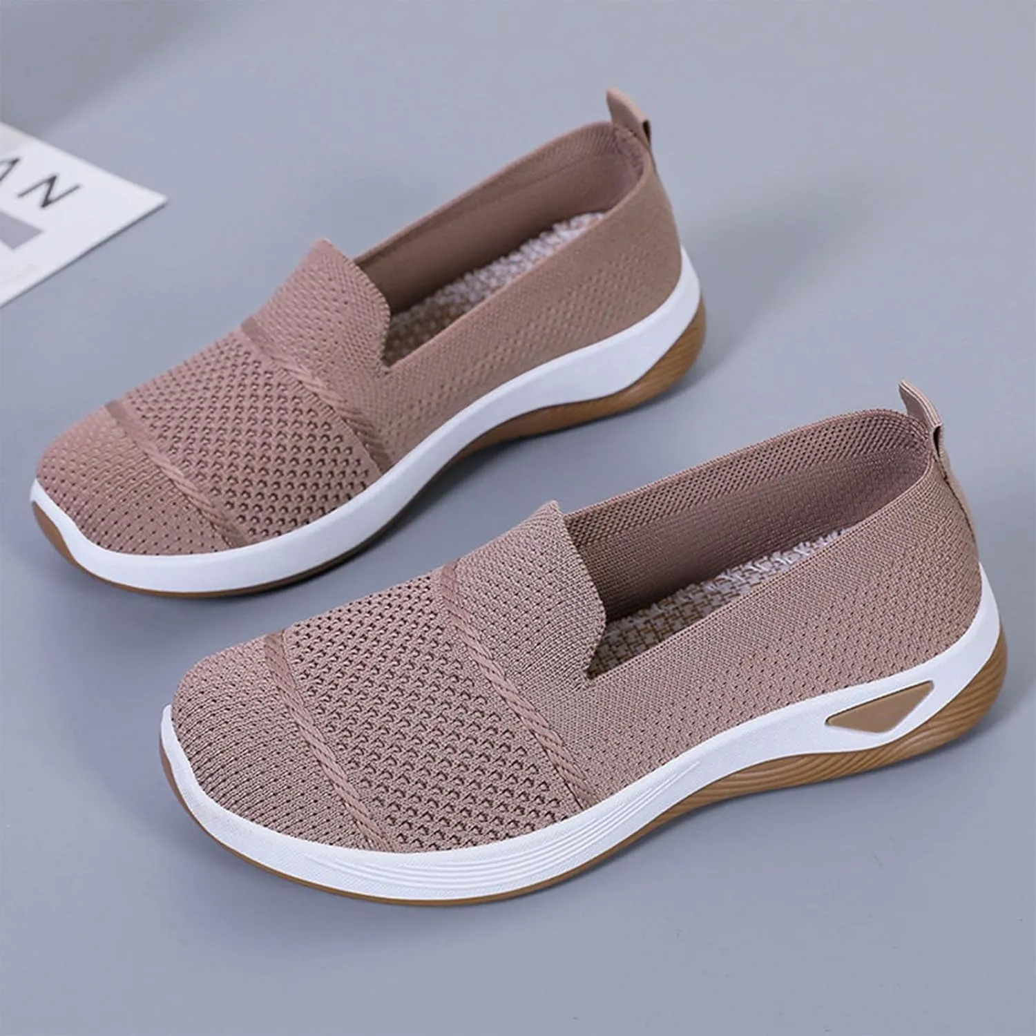 Running Shoes for Women Slip On Versatile Casual Sneakers Comfort Lightweight Sock Shoes Breathable Mesh Shoes