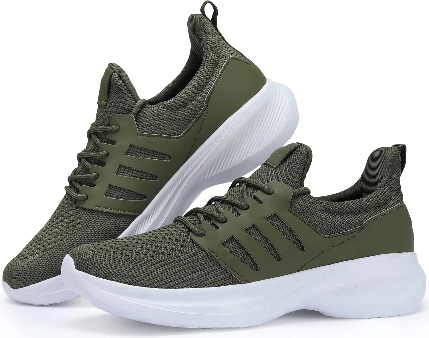 Santiro Running Shoes for Men Lightweight Breathable Walking Tennis Sneakers
