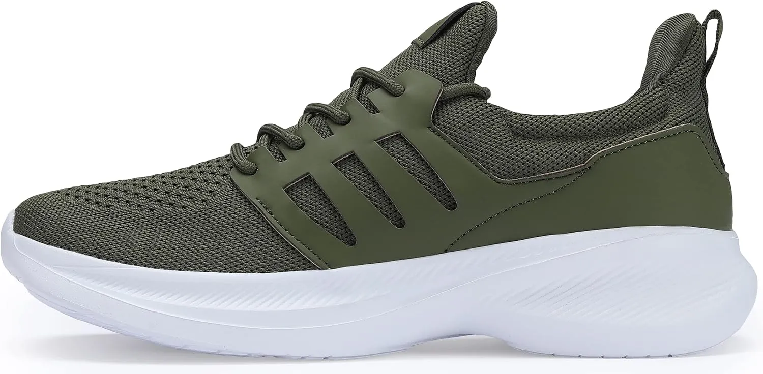 Santiro Running Shoes for Men Lightweight Breathable Walking Tennis Sneakers