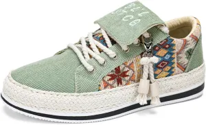 Slip on Low Top Canvas Walking Shoes for Men Breathable Comfortable Casual Shoes Men's Sneaker