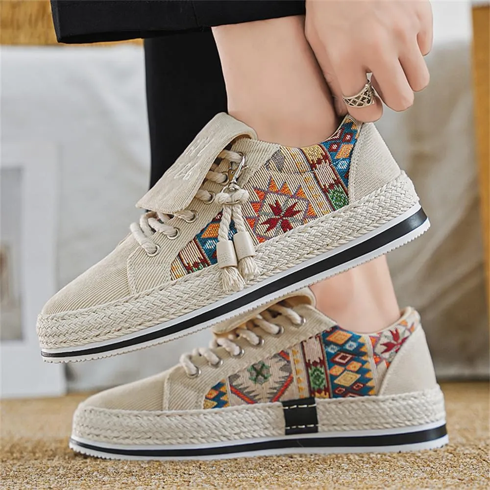 Slip on Low Top Canvas Walking Shoes for Men Breathable Comfortable Casual Shoes Men's Sneaker
