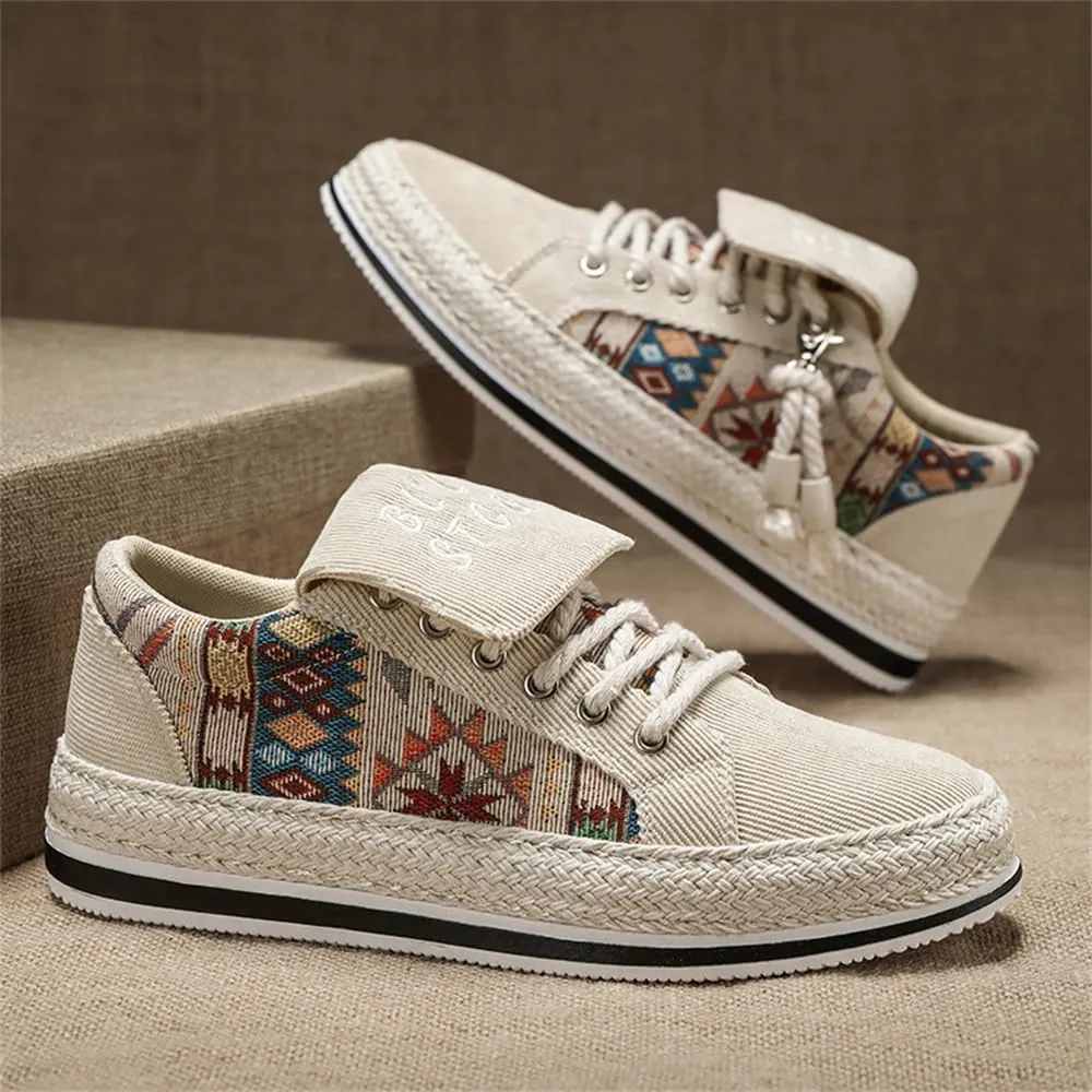 Slip on Low Top Canvas Walking Shoes for Men Breathable Comfortable Casual Shoes Men's Sneaker
