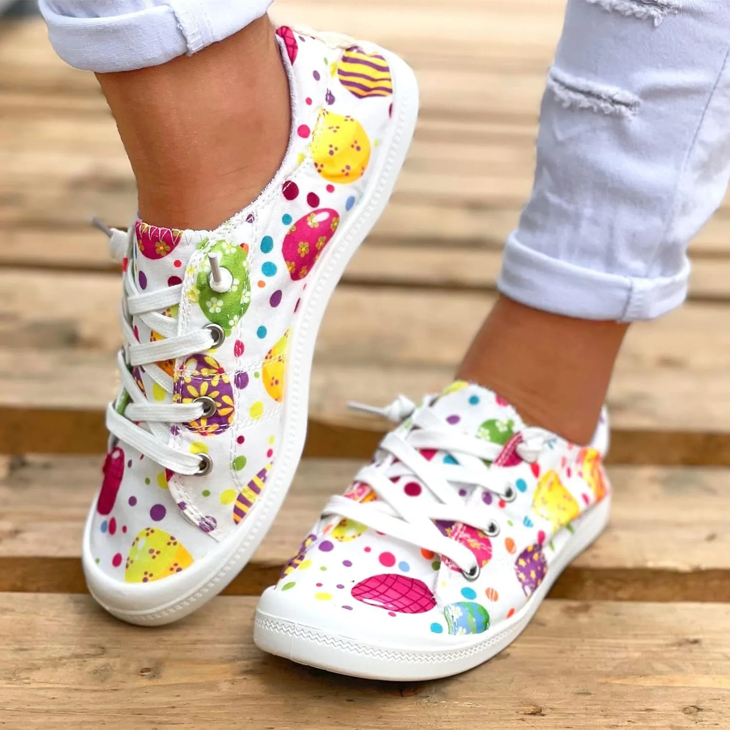 Sneakers for Women Shoes for Women Memory Foam Go Walk Slip on Tennis Shoes Breathable Mesh Walking Womens Sneakers