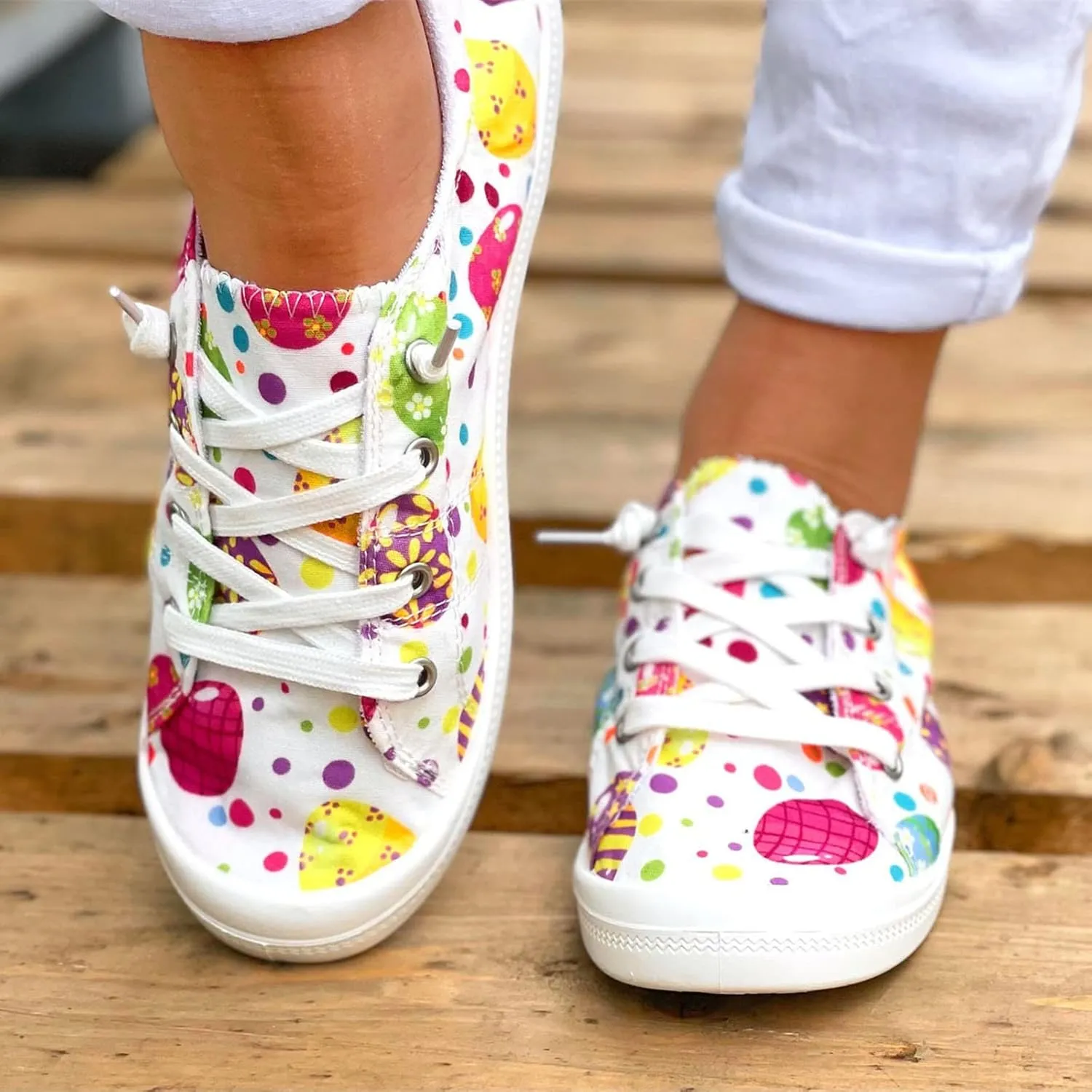 Sneakers for Women Shoes for Women Memory Foam Go Walk Slip on Tennis Shoes Breathable Mesh Walking Womens Sneakers