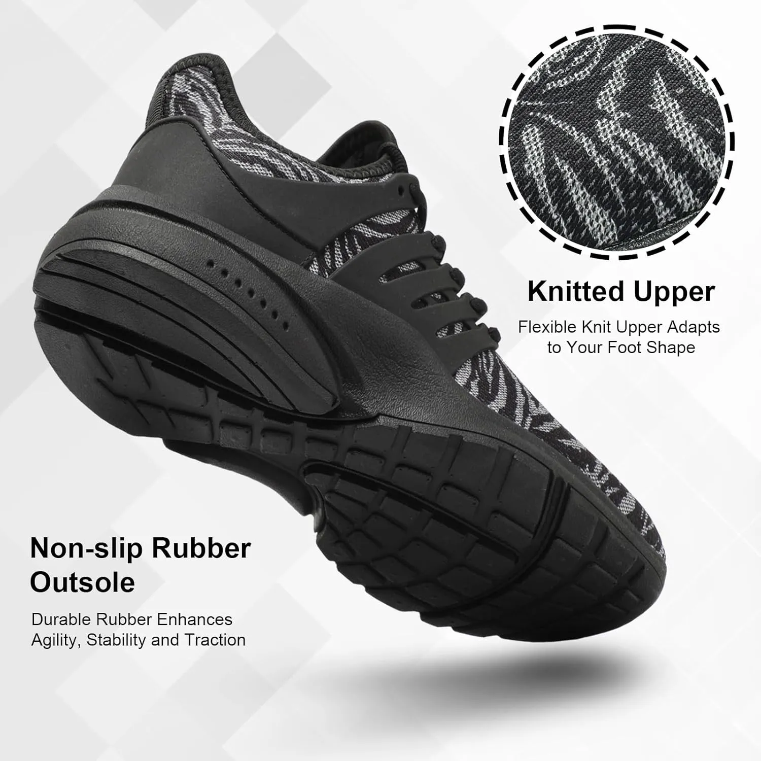 Troadlop Men's Running Shoes Non Slip
