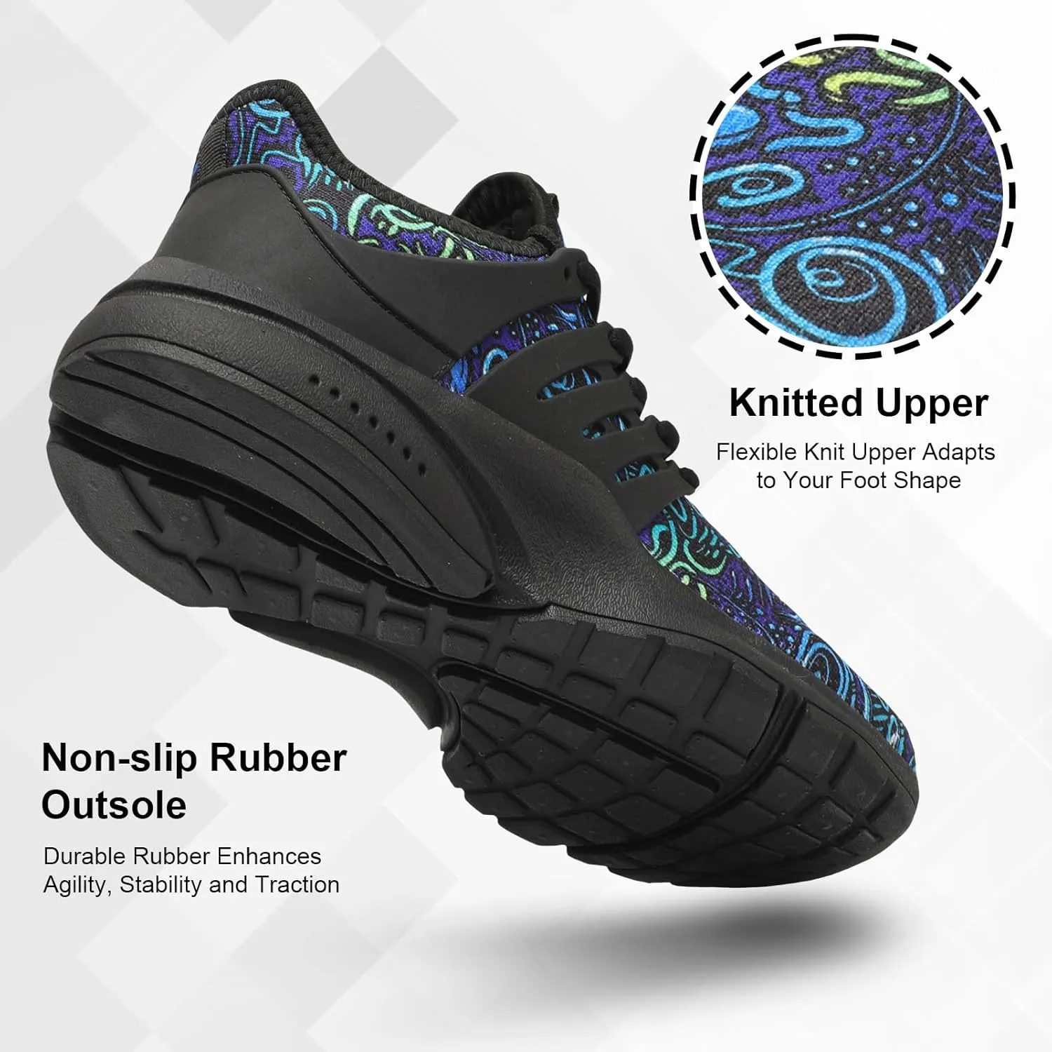 Troadlop Men's Running Shoes Non Slip