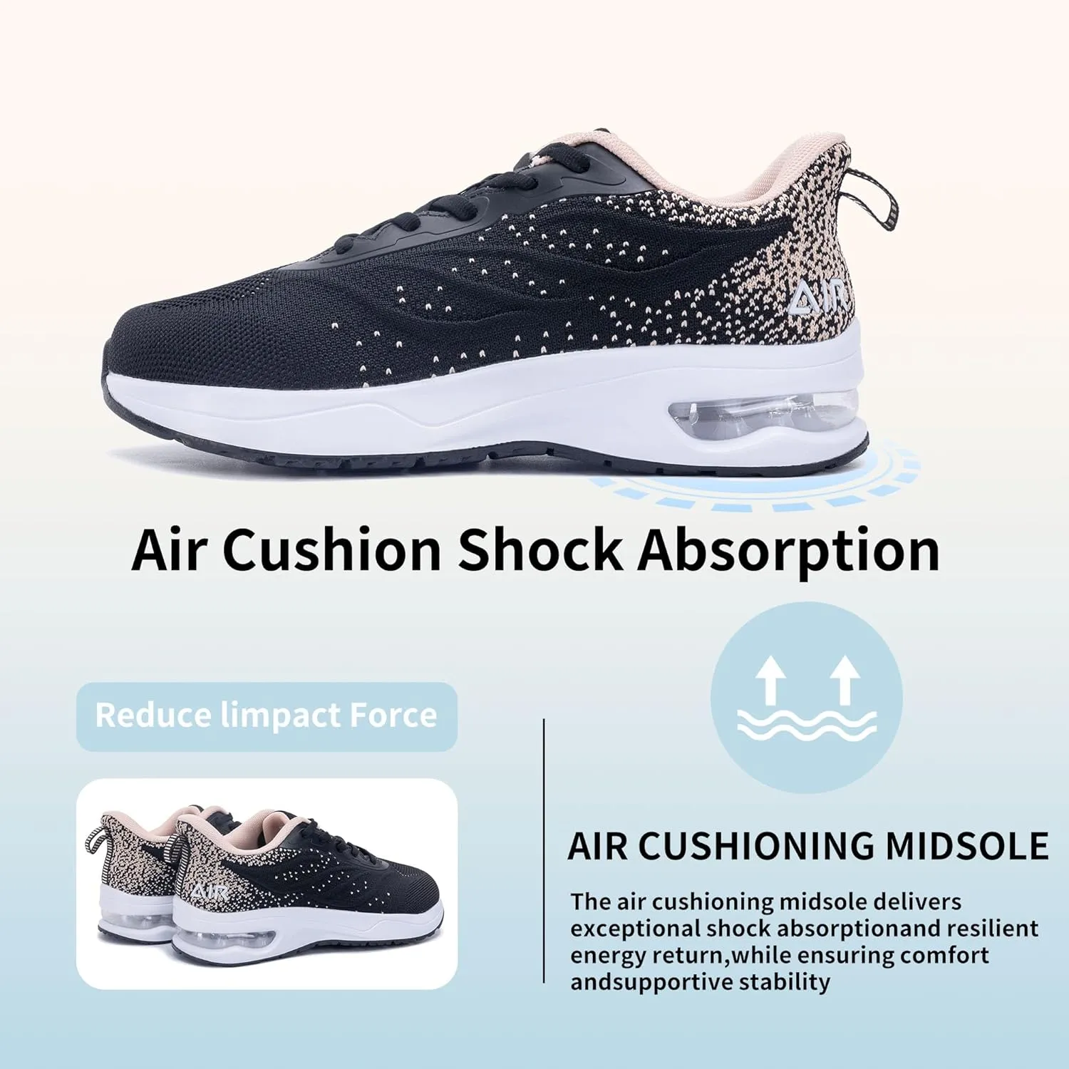 Women Running Shoes Wide Toe Box Air Tennis Walking Sneakers Slip On Comfortable Wide Width Athletic Shoes for Swelling Bunion US Size 6.5-11