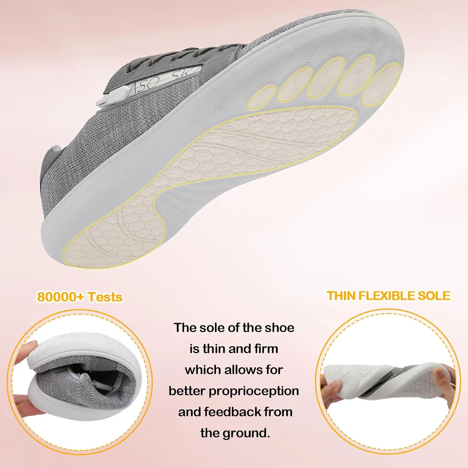 Womens Barefoot Walking Shoes Wide Toe Fashion Sneakers Comfortable Casual Shoes Zero Drop Minimalist Shoes