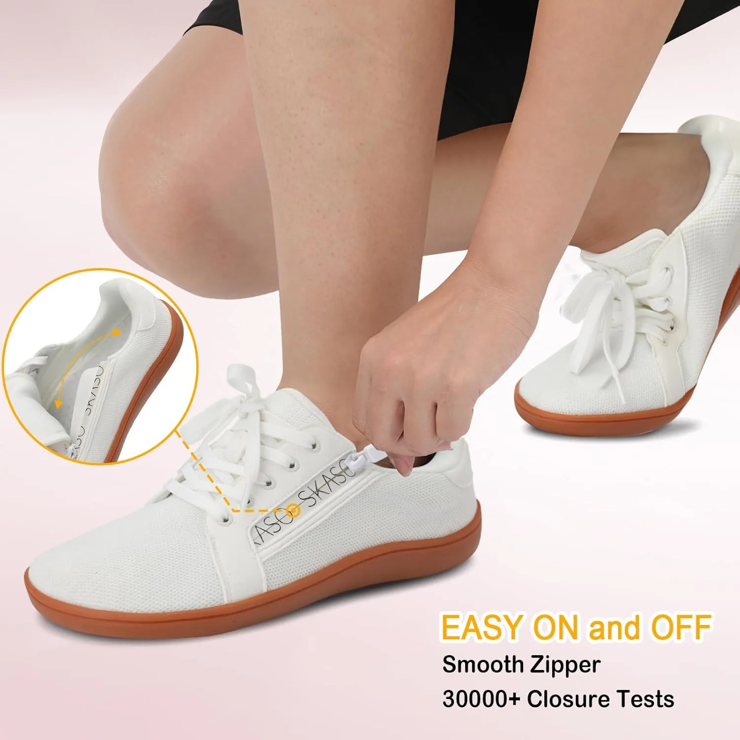 Womens Barefoot Walking Shoes Wide Toe Fashion Sneakers Comfortable Casual Shoes Zero Drop Minimalist Shoes