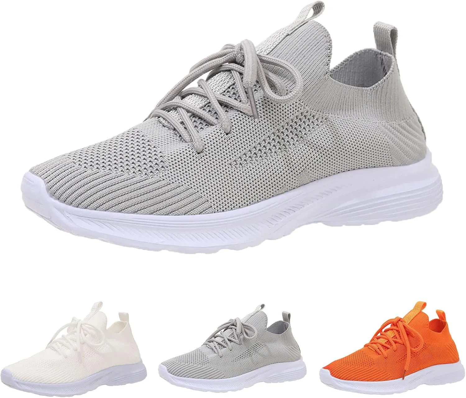 Womens Breathable Nursing Shoes Air Cushion Orthopedic Sneakers with Arch Support Outdoor Casual Fitness Shoe