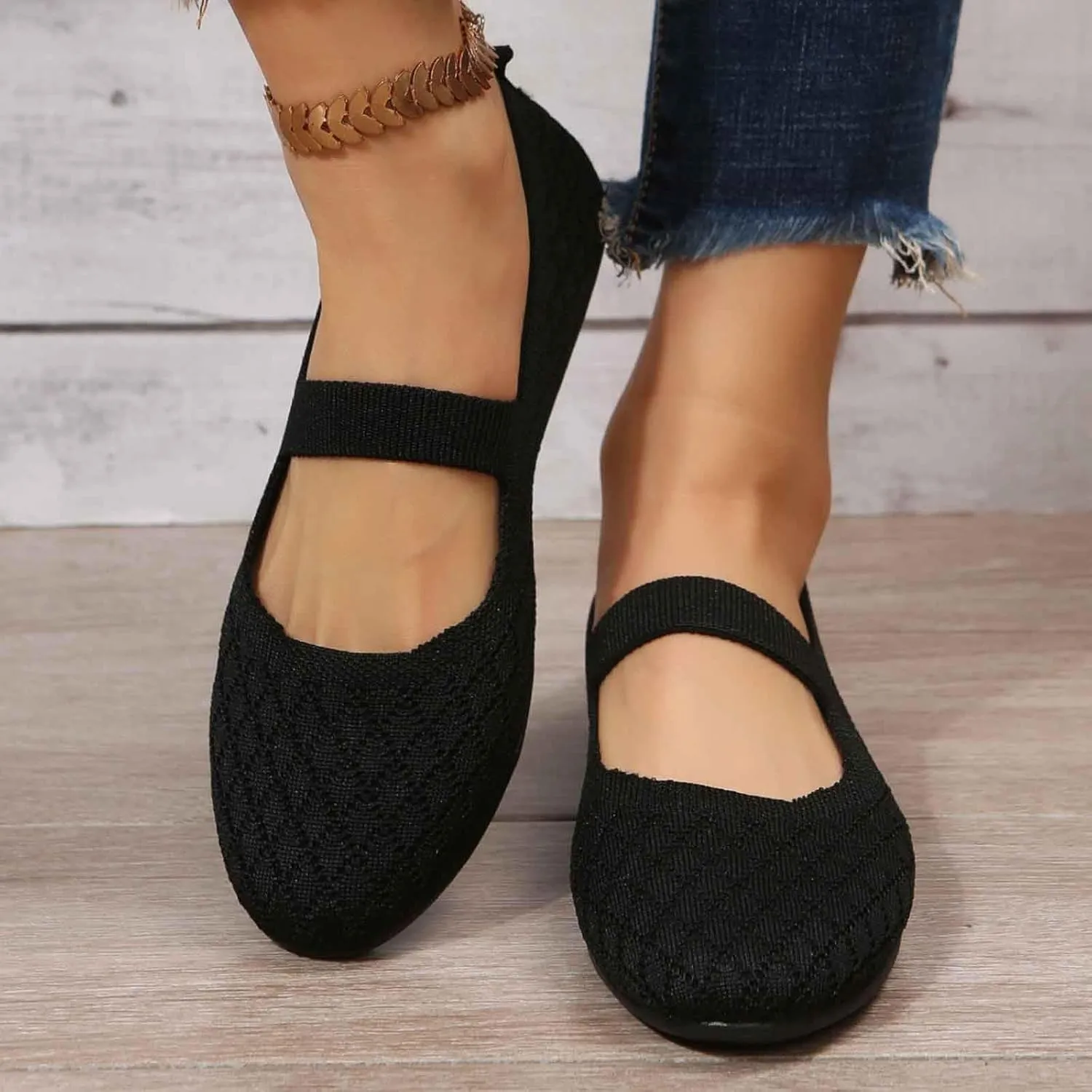 Women's Breathable Slip On Loafers Comfortable Casual Shoes for Walking Outdoor Leisure Spring Summer Fall Daily Wear