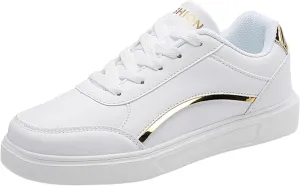 Womens Mesh Orthopedic Sneakers White Womens Tennis Shoes Low Top Casual Sneakers for Women Gym Shoes for Women
