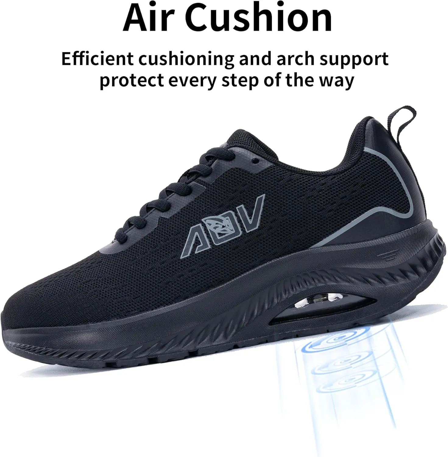 Womens Wide Toe Box Shoes Arch Support Walking Shoes Orthotic Wide Air Tennis Sneakers for Plantar Fasciitis